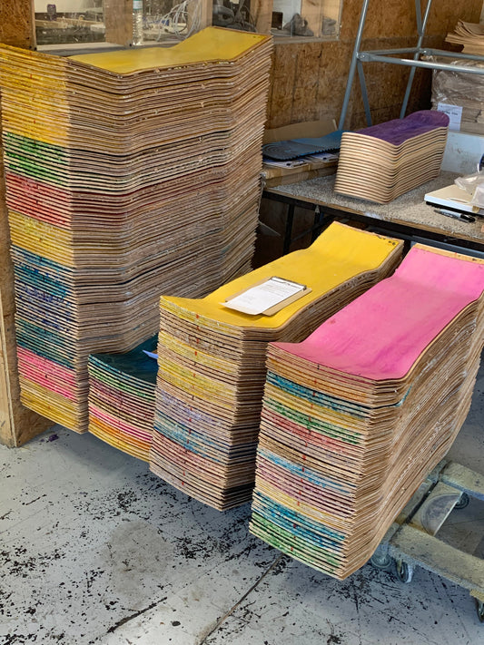 5 Uncut Skateboard Decks